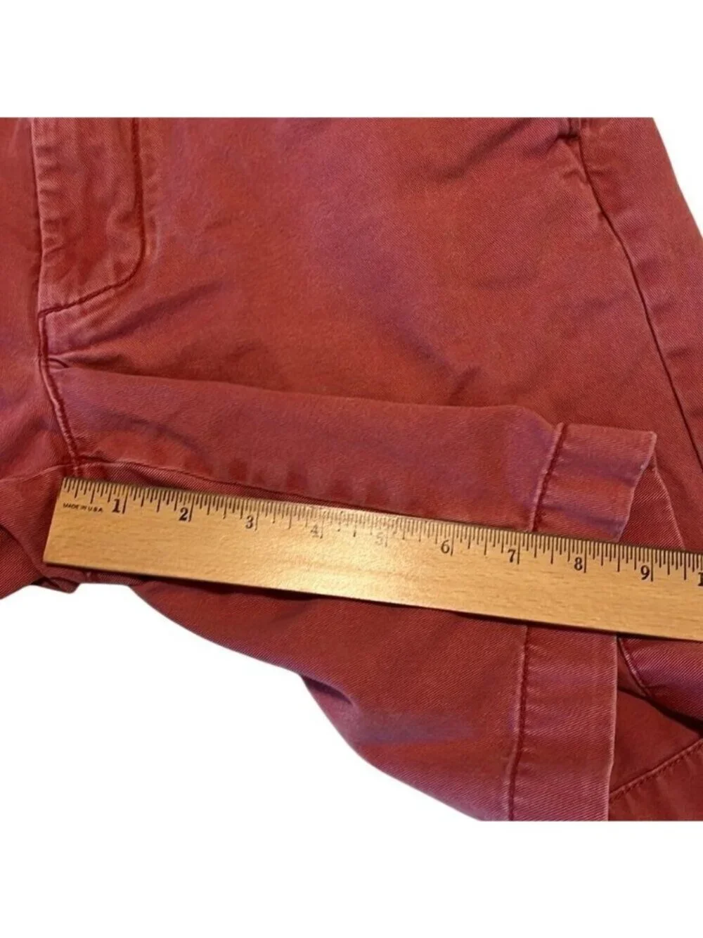 J Crew Chino Salmon Pockets Cotton Casual Shorts Men Size 32